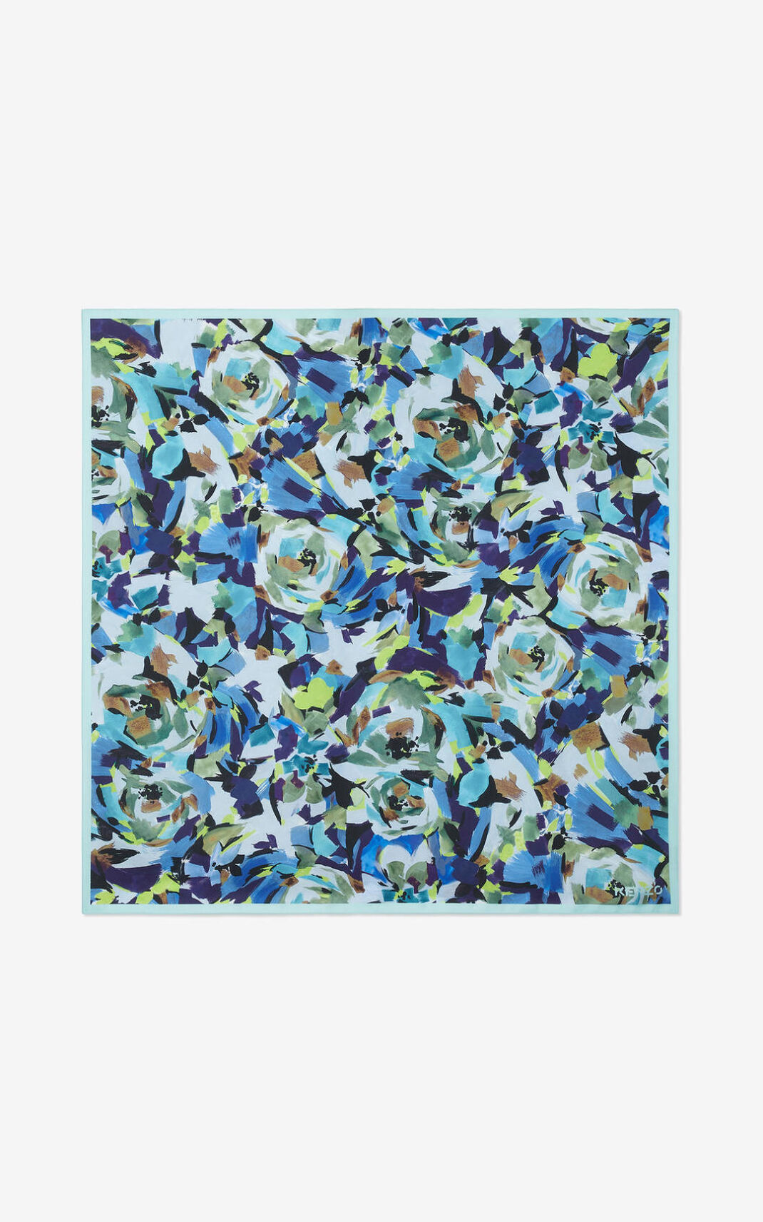 Kenzo Archive Floral silk Pannband Dam | 56721-PYXQ